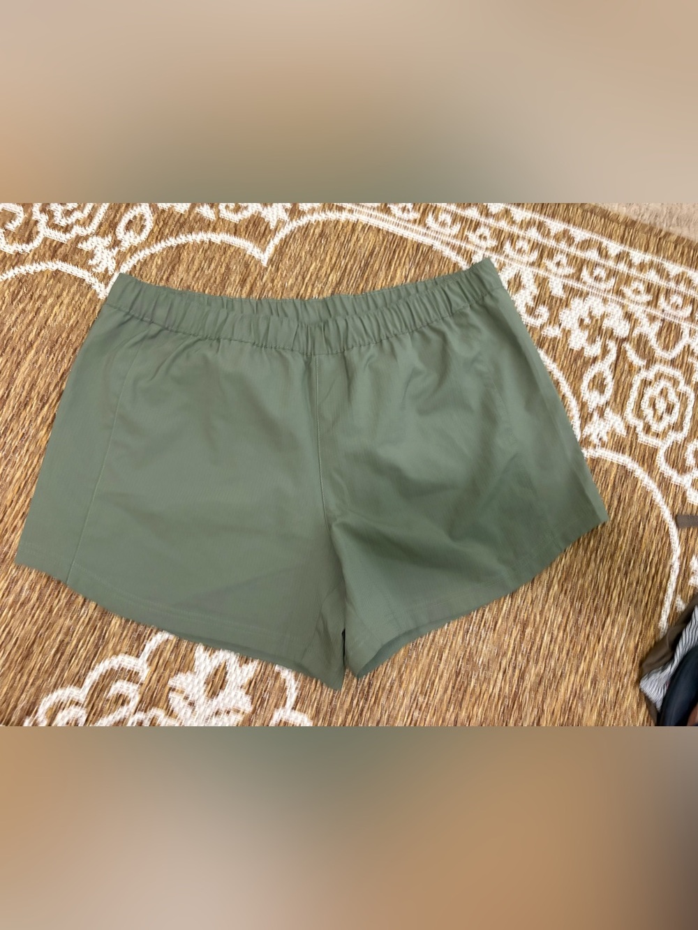 Columbia PFG Performance Fishing Gear Outdoor womens green Pull-on Shorts sz L